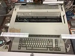 Bradbury's typewriter