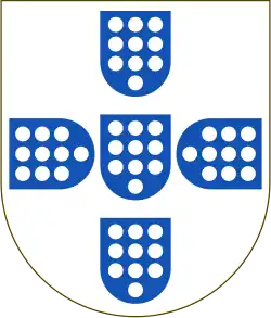 Shield of the Kingdom of Portugal (1185–1248)