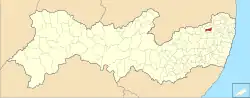 Location of João Alfredo in Pernambuco