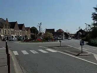 The Place des héros, in Brebières