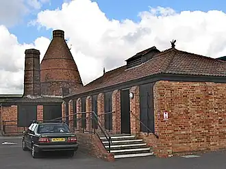Brick and tile kiln west of East Quay, 200 m east of Bridgwater Dock lock