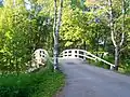 Bridge to Rövarholmen island in the southwest of Kuusisto Island