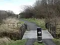 Bridge of the wagonway near its northern end crossing the Seaton Burn