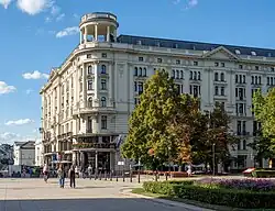 Hotel Bristol on the corner of Karowa Street and Krakowskie Przedmieście