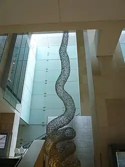 Sculpture by Oliver installed in the Sydney Hilton Hotel