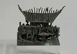 Dian bronze model of a house