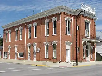 Brown Township Building in downtown Ansonia