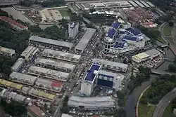 Abdul Razak Complex seen from above in 2022