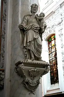 Statue in the nave