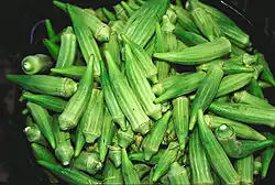 Okra is commonly eaten in the Central African Republic.