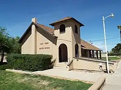The Palo Verde Baptist Church was built in 1890 and is located on 29600 West Old Hwy. 80.