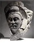 Head of the Buddha. Butkara I, 2nd century CE