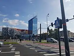 Blue whiting visible from Grzegórzeckie Roundabout