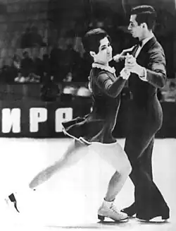 Lyudmila Pakhomova and Aleksandr Gorshkov at the 1969 World Championships