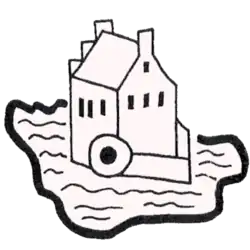 Aeffing Castle, woodcut by Philipp Apian (1568)