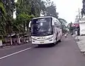 Akas Asri tourist bus (Pariwisata).