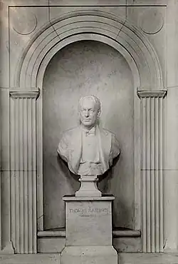 Bust of Thomas Hastings (1933) by Frederick William MacMonnies, New York Public Library.