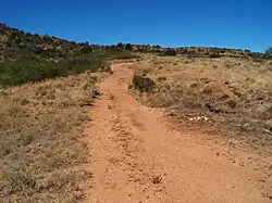 Butterfield Overland Mail trail remnant at Apache Pass, Arizona