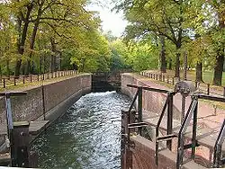 Sluice gate on Bydgoszcz Canal