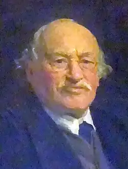 Portrait painting of C. C. Lynam