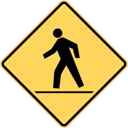 Crosswalk ahead.