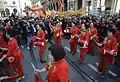 Chinese New Year Parade: the square is considered the epicenter of Rome's Chinatown