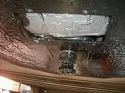 CBP seized 77 packages of cocaine and 34 packages of methamphetamine hidden in a hidden compartment in a cargo truck floor.