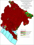 Ethnic structure of Montenegro by settlements 1961