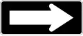 RO-1aR One-way street (rightwards)