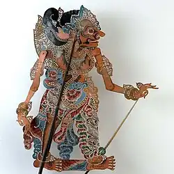 Wayang kulit Jayadrata, Tropenmuseum collection, Indonesia, before 1900