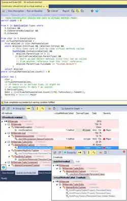 NDepend Code Querying CQLinq