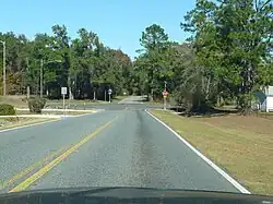 Intersection of CR-365 and FL-267 in Bethel