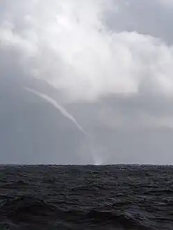 Waterspout in the Tasman Sea, 29&nbsp;January 2009