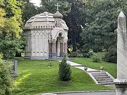 C. K. Garrison resting place in Green-Wood cemetery Brooklyn NY
