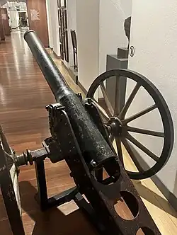 A cannon used in the Thousand Days' War