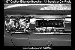 1957 Eldorado Brougham all-transistor, in-dash car radio