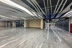 Transfer node entrance towards Lines 11 & 13 concourse from Line 8 concourse