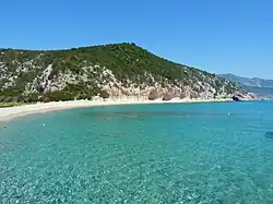 Cala Luna&nbsp;[it] in the Province of Nuoro in Sardinia was the location of Andrea's postcard.