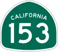 State Route 153 marker