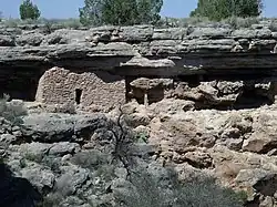 Cliff dwellings of the Sinagua people.