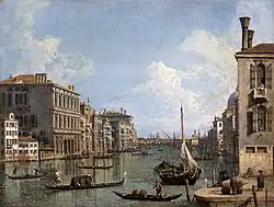 View of the Grand Canal looking toward the Punta della Dogana from Campo Sant'Ivo