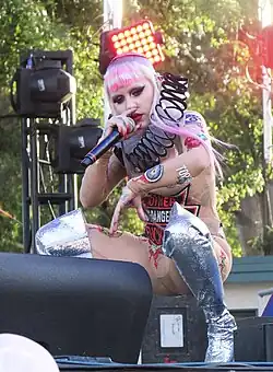 Candy performing at LA Pride 2017