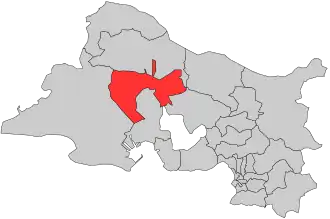 Situation of the canton of Salon-de-Provence-2 in the department of Bouches-du-Rhône