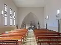 Inside the school chapel.