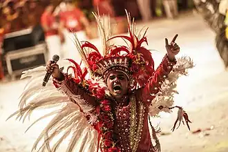 Israel Paulain, presenter of the Boi Garantido since 2002