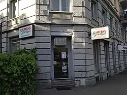 Second-hand store by Caritas Zurich.