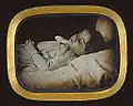 Postmortem of a Child, hand-colored daguerreotype (circa 1852)