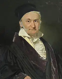 Portrait of Carl Friedrich Gauss 1840 by Jensen