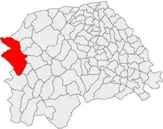 Location in Suceava County