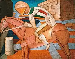 1917, Il cavaliere dello spirito occidentale (Western Horseman), 52 x 67&nbsp;cm, private collection